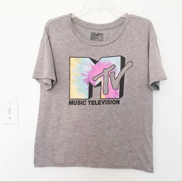 MTV Graphic Logo Short Sleeve Tee Tie Dye Large - Picture 7 of 7